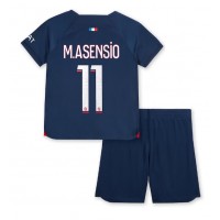 Dres Paris Saint-Germain Marco Asensio #11 Domáci pre deti 2023-24 Krátky Rukáv (+ trenírky)